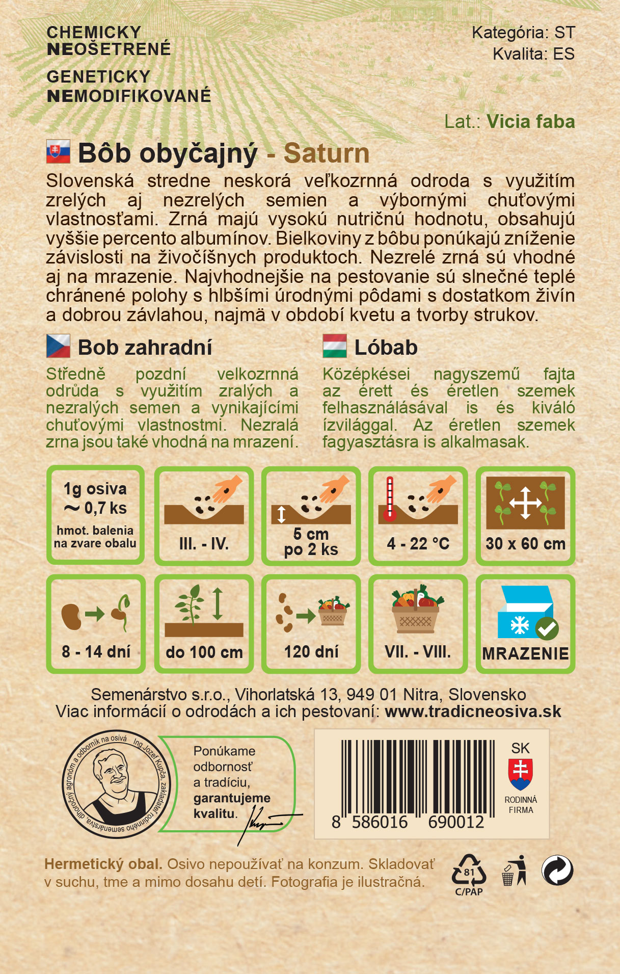 Bôb obyčajný – Obrázok 2