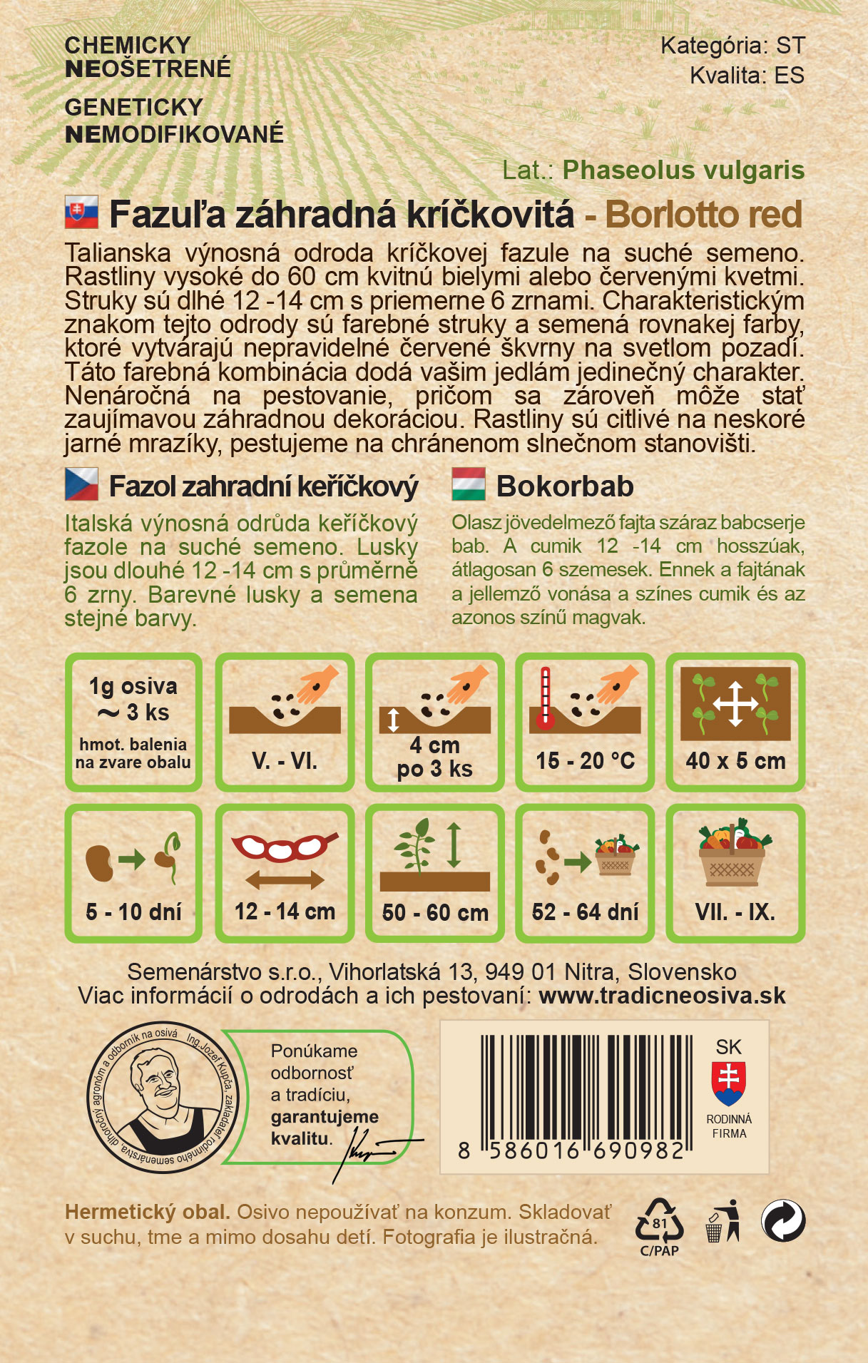 Fazuľa záhradná kríčkovitá – Obrázok 2