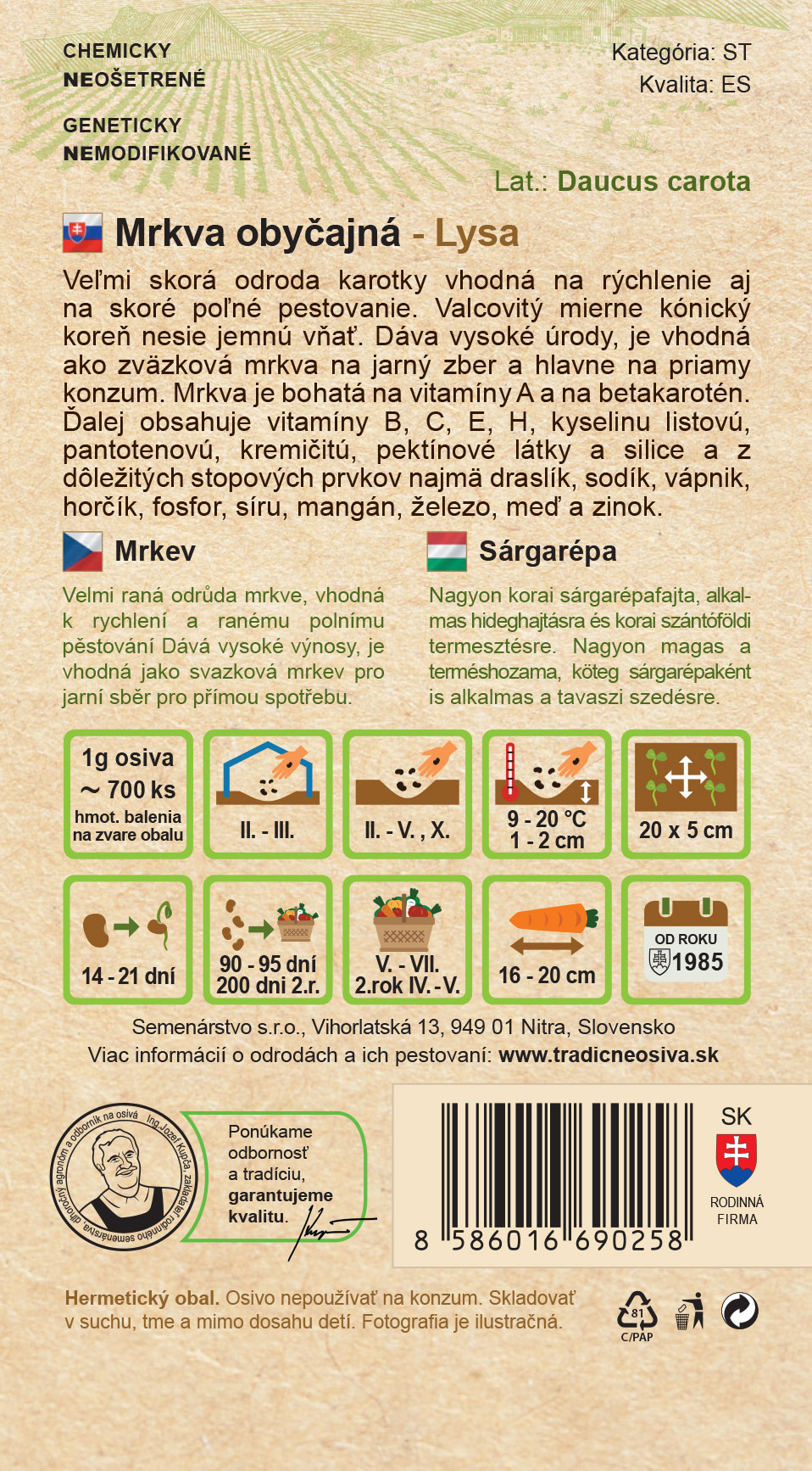 Mrkva obyčajná – Obrázok 2