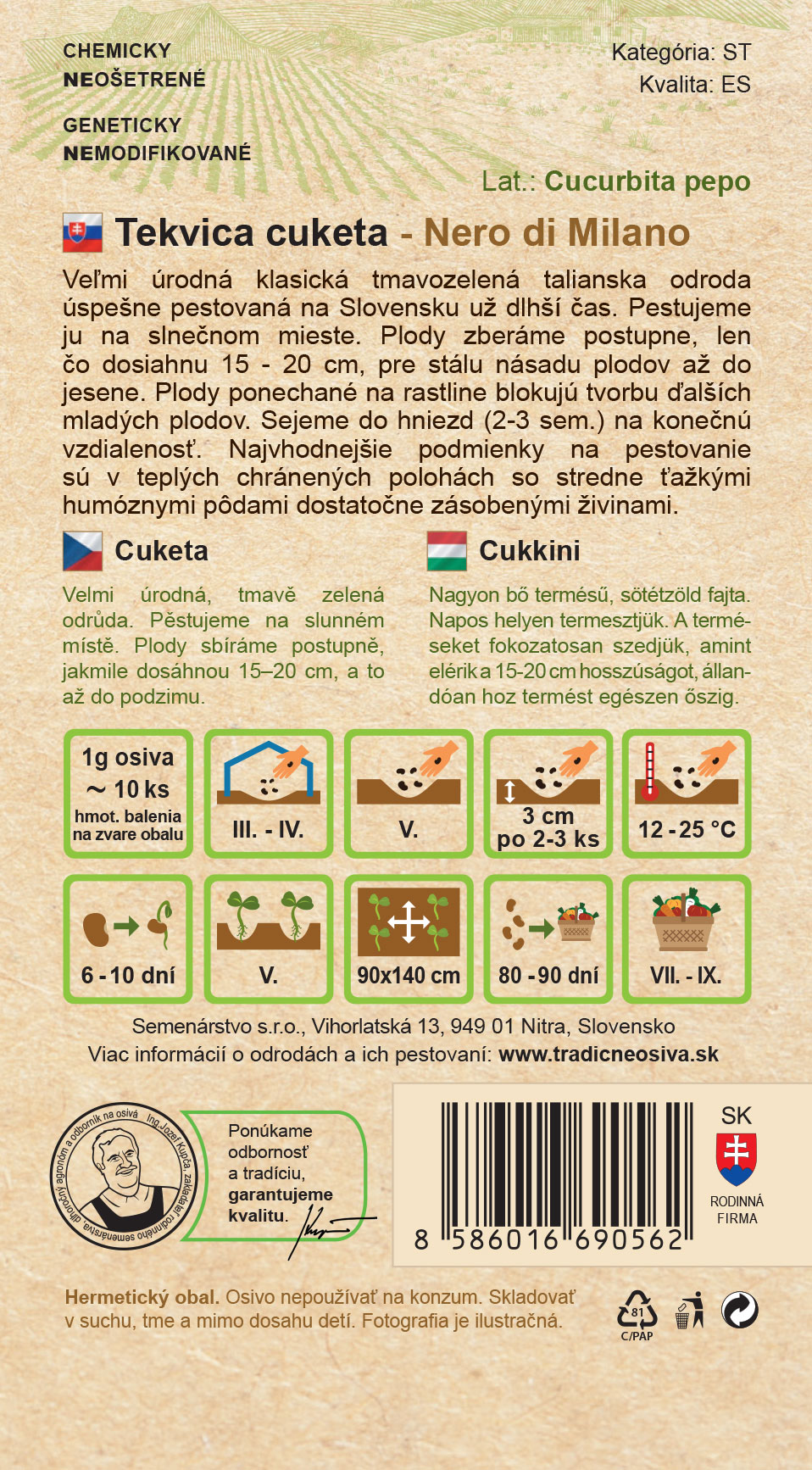 Tekvica cuketa – Obrázok 2
