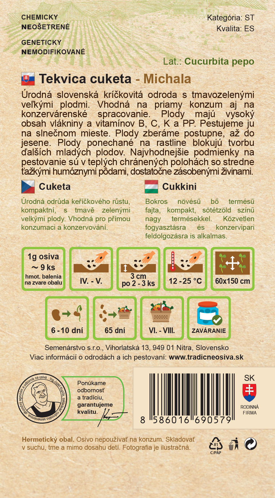 Tekvica cuketa – Obrázok 2