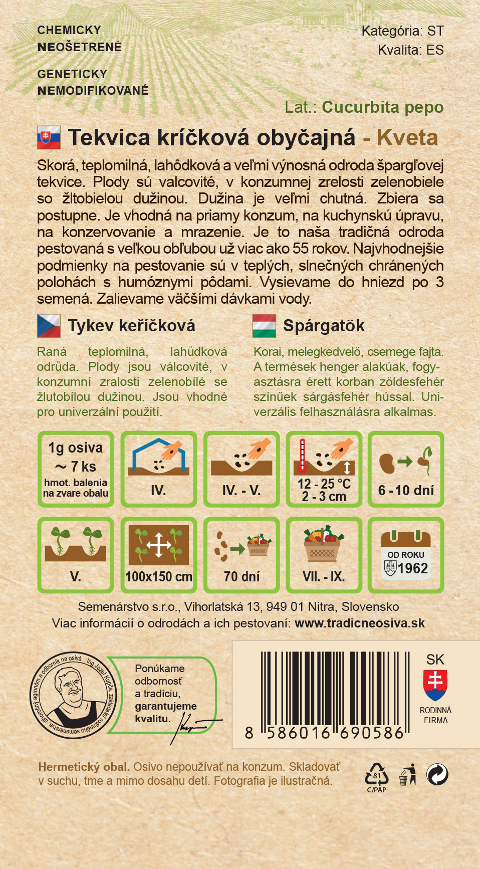 Tekvica kríčková – Obrázok 2