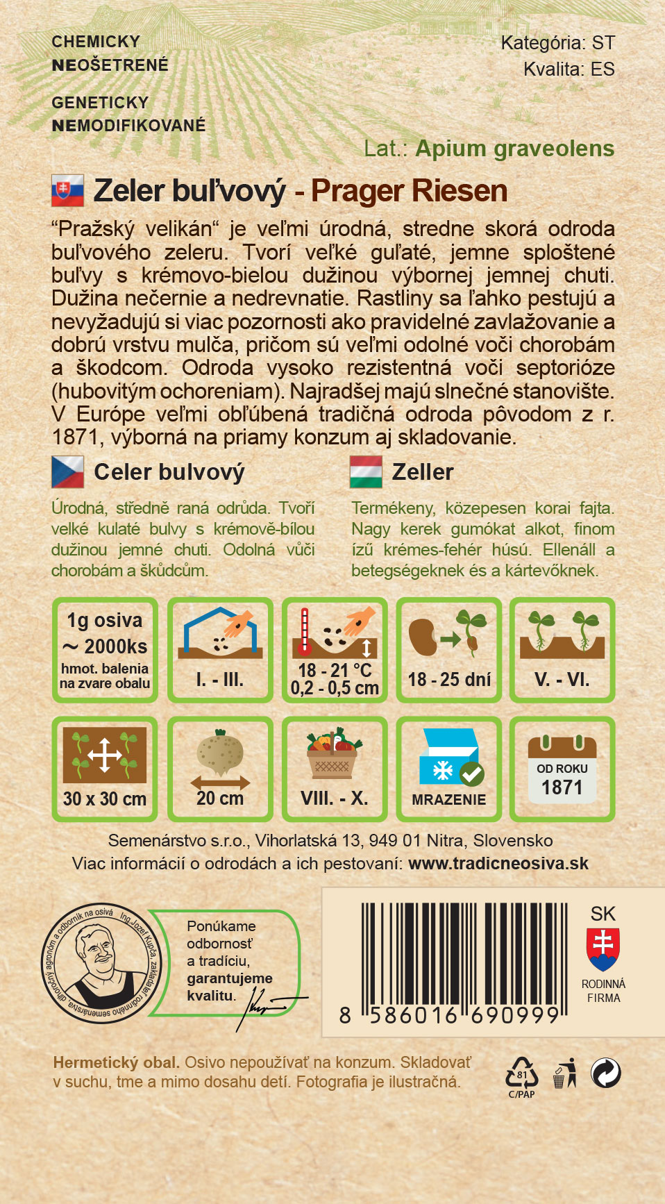 Zeler buľvový – Obrázok 2