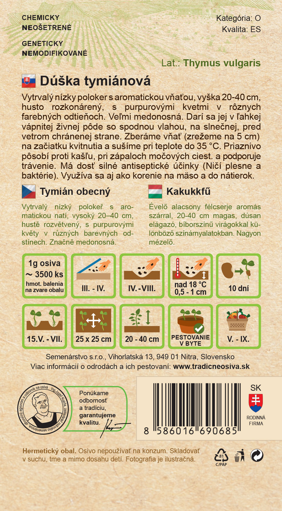 Dúška tymiánová – Obrázok 2